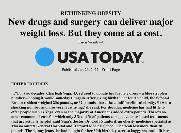 See The Latest Weight Loss News From USA Today!